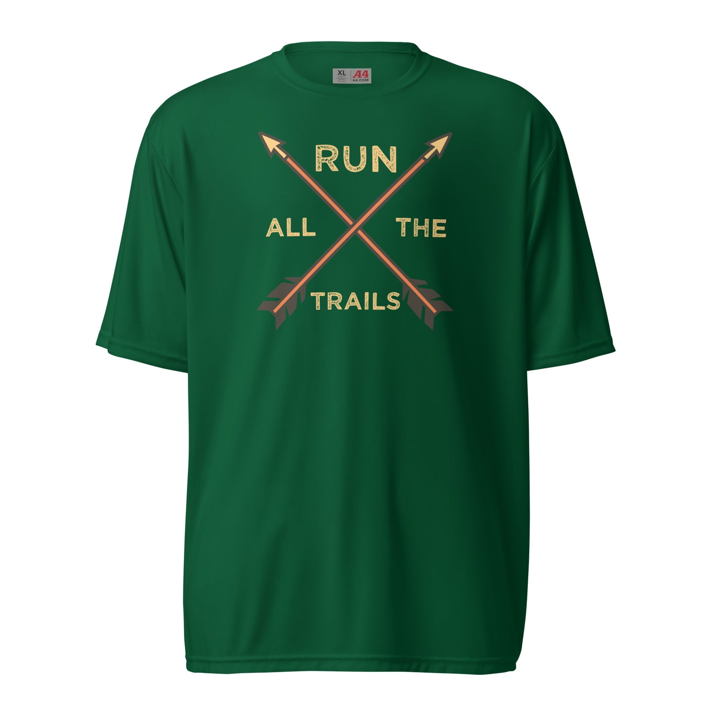 Run All The Trails Performance Tee