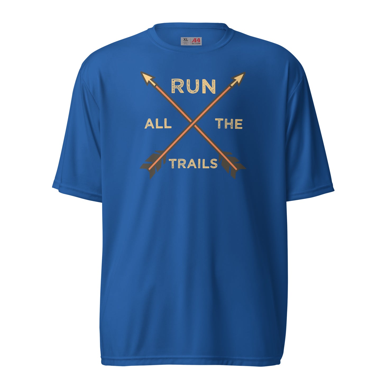 Run All The Trails Performance Tee
