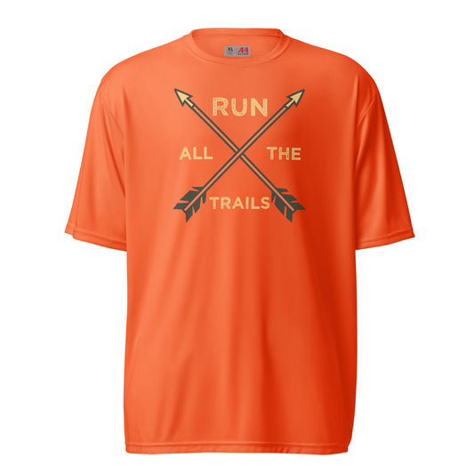 Run All The Trails Performance Tee