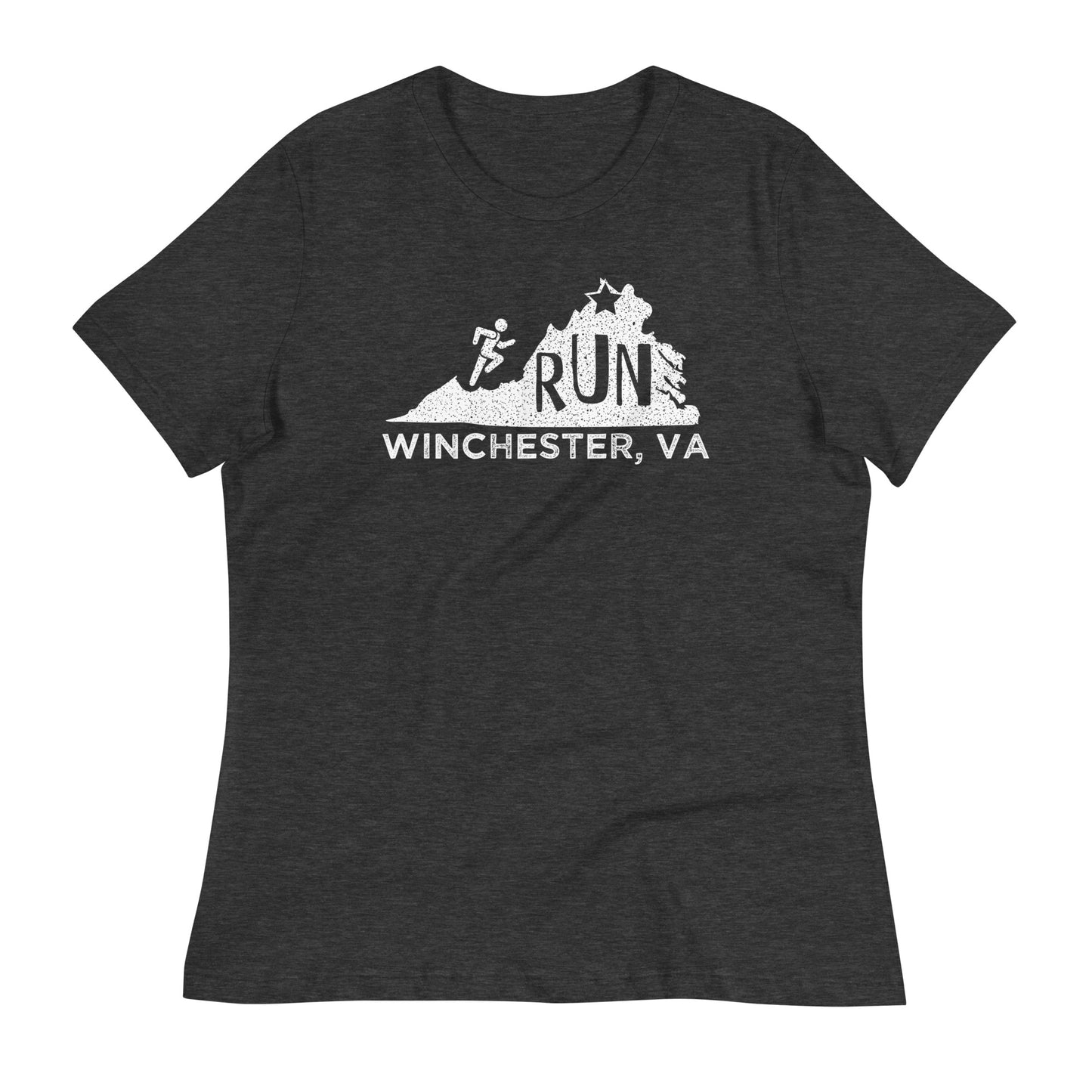 Run Winchester Virginia Logo Women's Relaxed T-Shirt