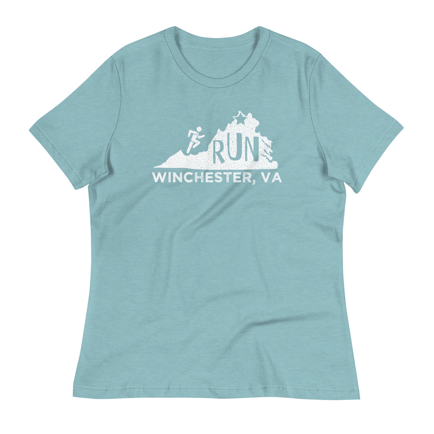 Run Winchester Virginia Logo Women's Relaxed T-Shirt