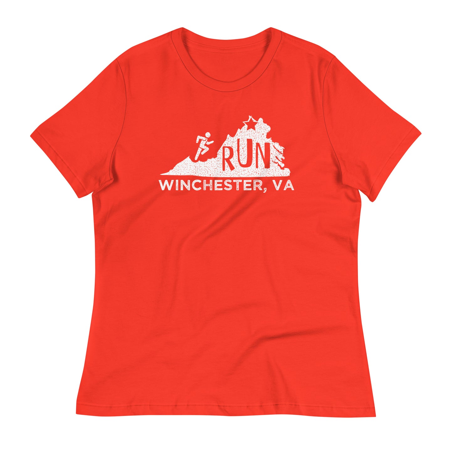 Run Winchester Virginia Logo Women's Relaxed T-Shirt