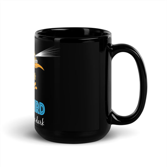 Team Early Bird Black Glossy Mug