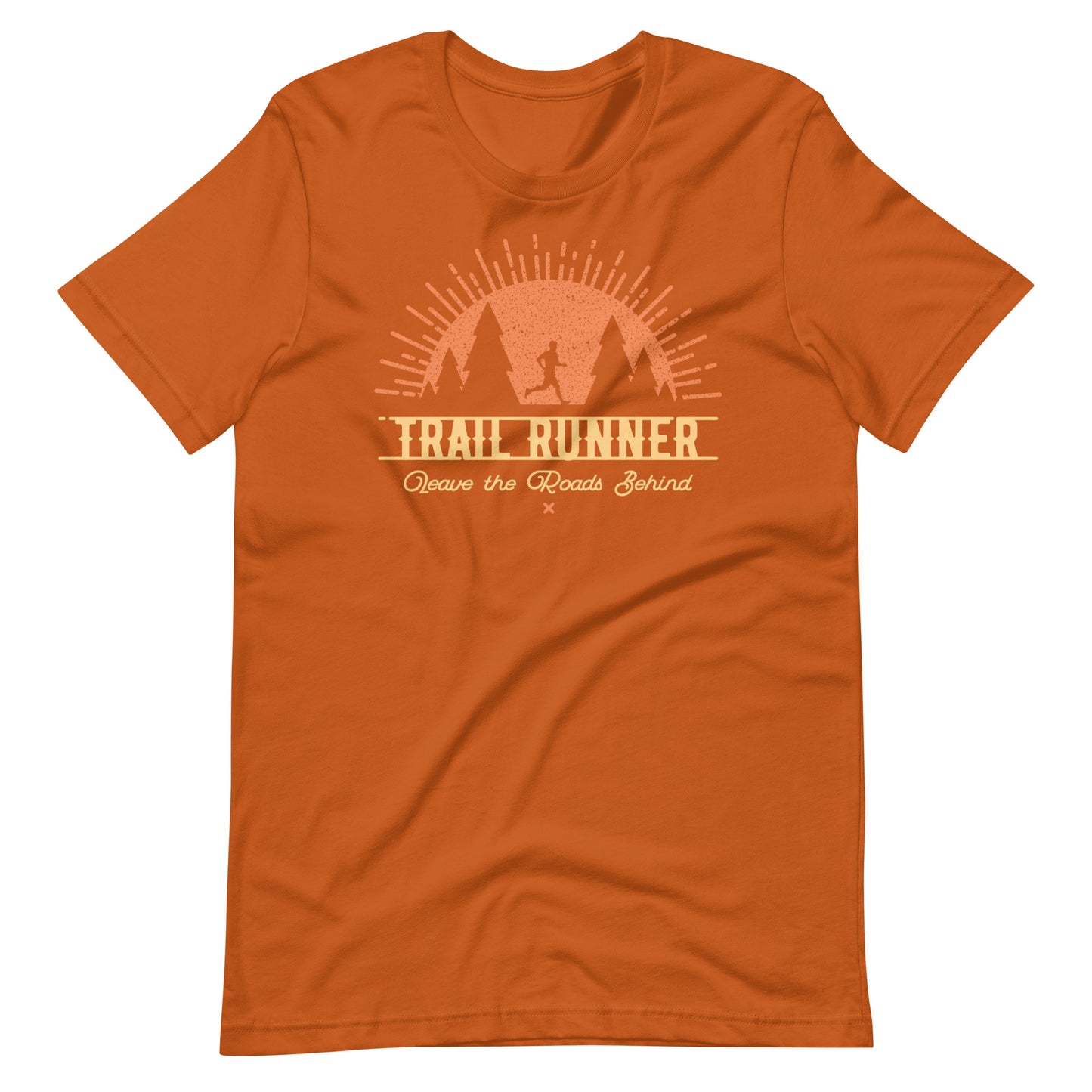 Leave The Roads Behind - Dude Runner- Short sleeve t-shirt