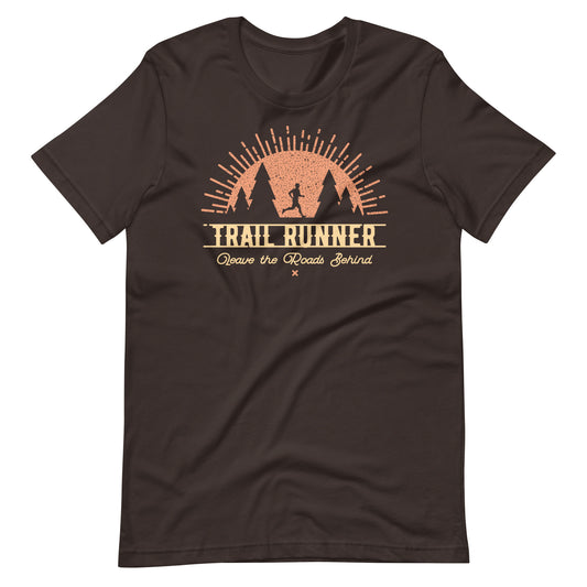 Leave The Roads Behind - Dude Runner- Short sleeve t-shirt