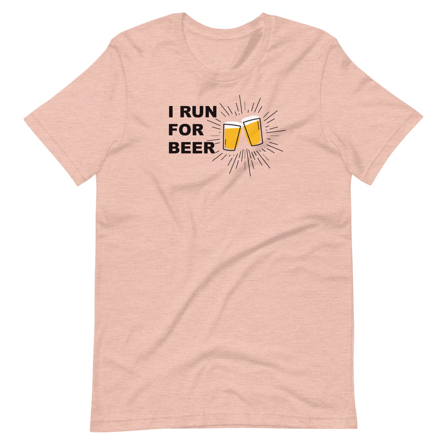 I Run For Beer Unisex t-shirt