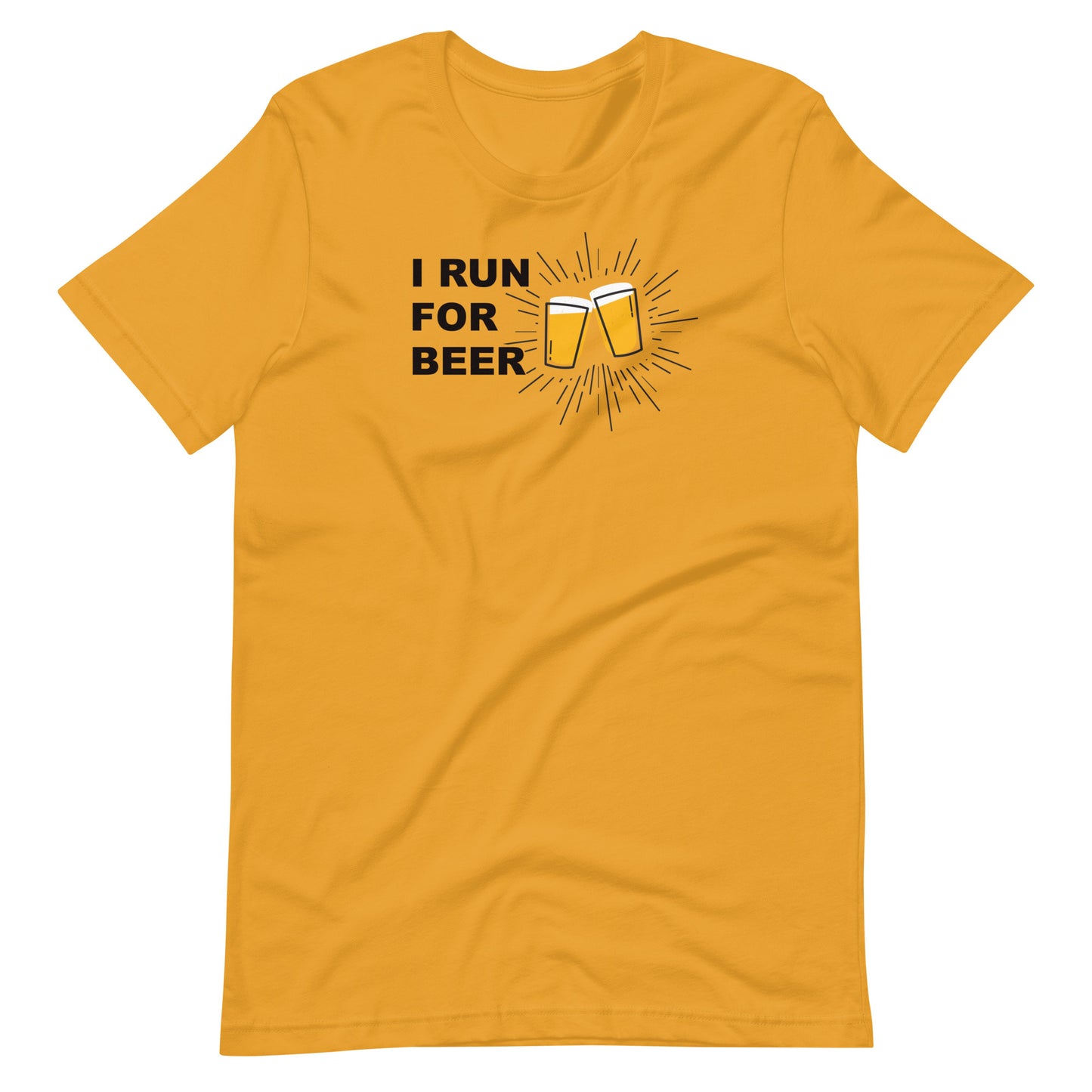 I Run For Beer Unisex t-shirt