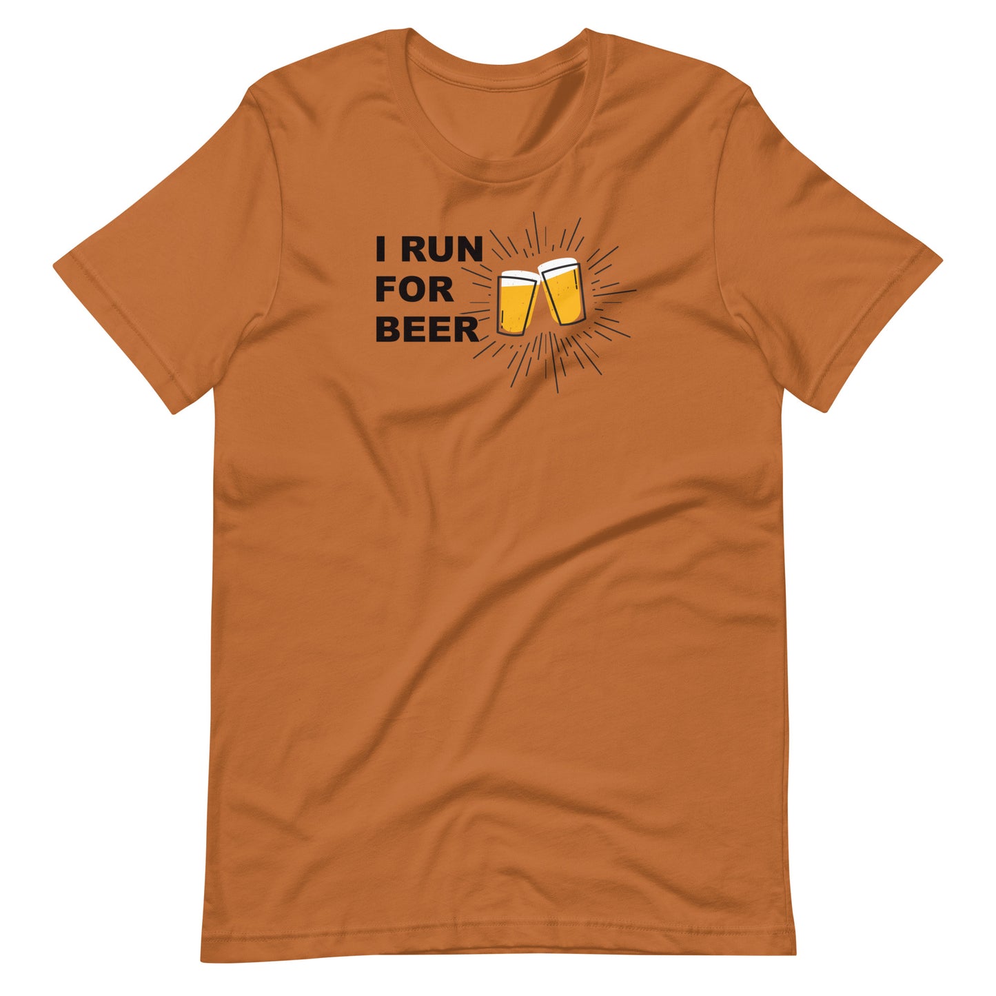 I Run For Beer Unisex t-shirt