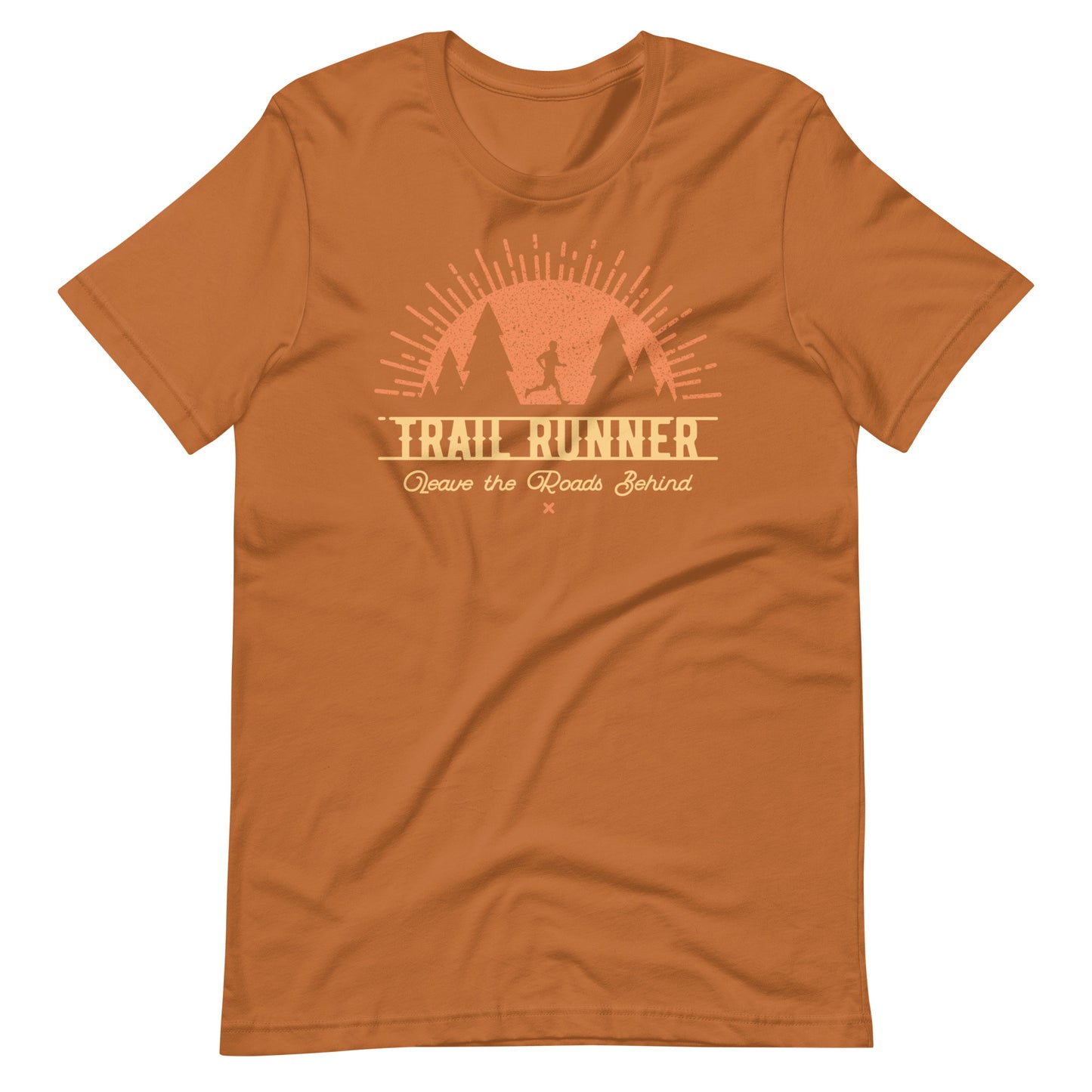 Leave The Roads Behind - Dude Runner- Short sleeve t-shirt