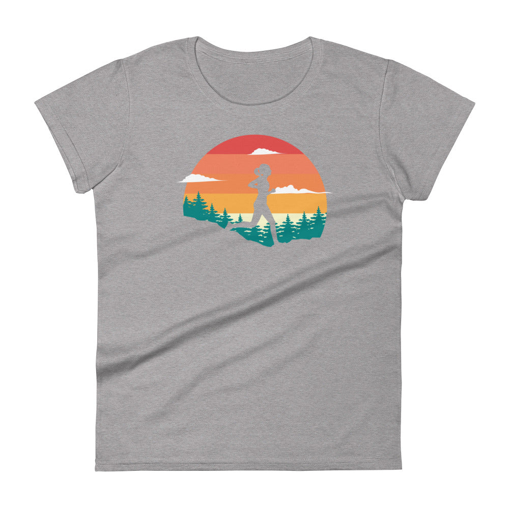 Sunset Runner - Women's short sleeve t-shirt