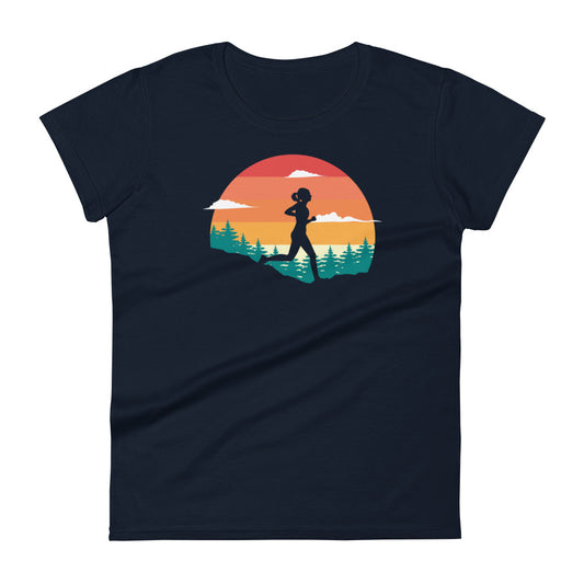 Sunset Runner - Women's short sleeve t-shirt