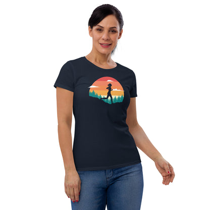 Sunset Runner - Women's short sleeve t-shirt