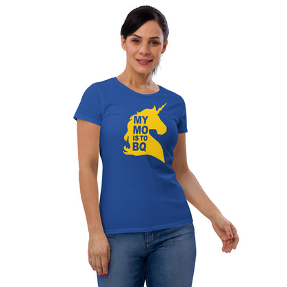 My M.O. is to B.Q. - Women's short sleeve t-shirt