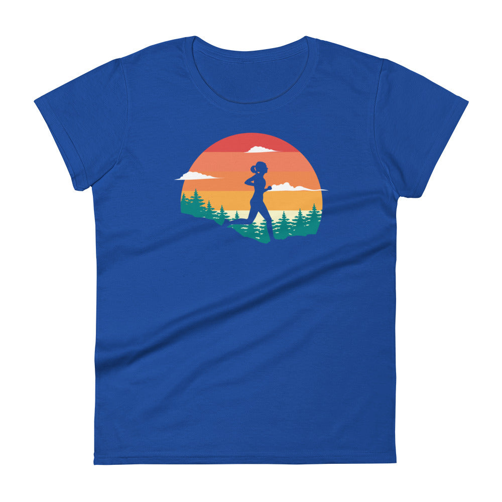 Sunset Runner - Women's short sleeve t-shirt