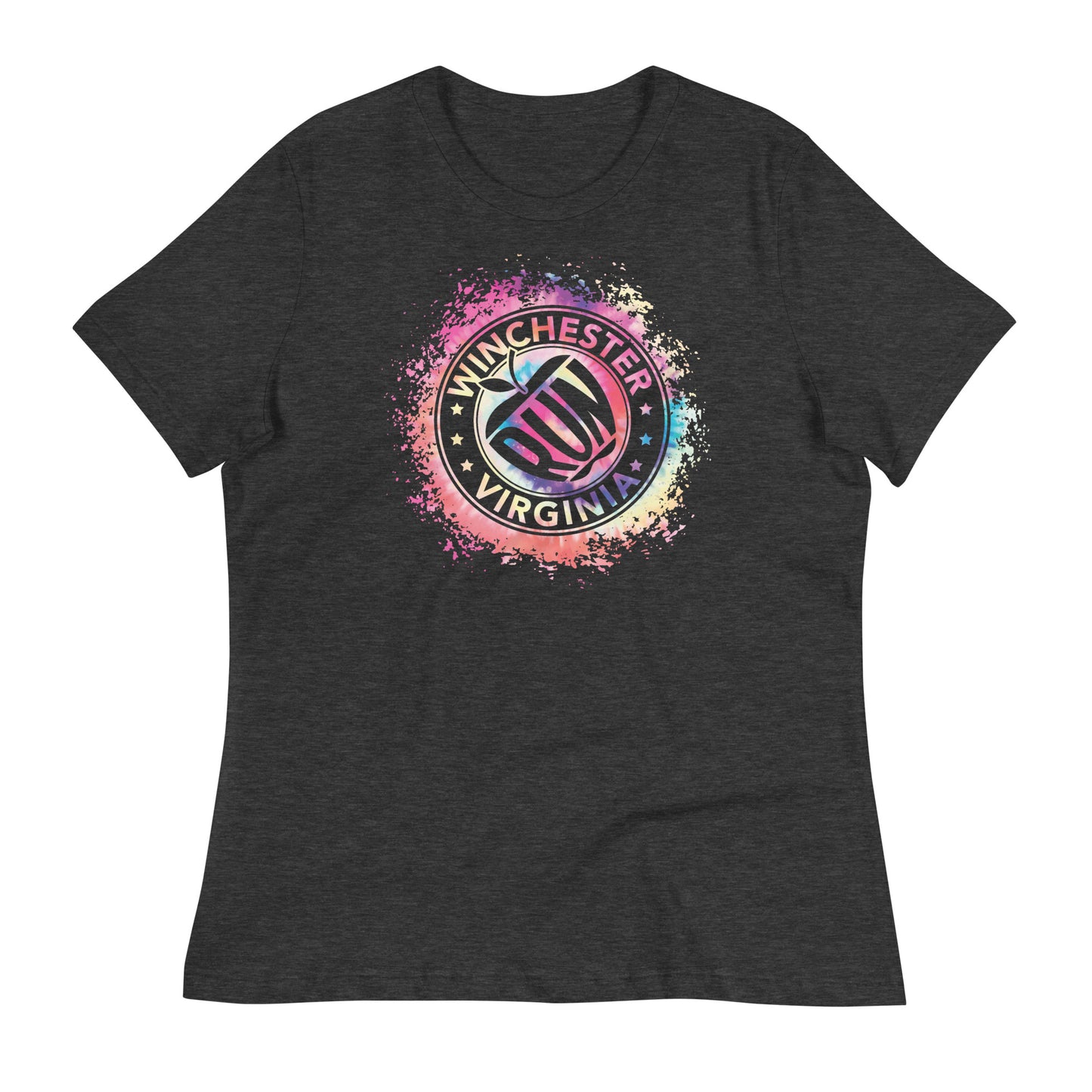 Run Winchester Tie Dye Logo Women's Relaxed T-Shirt