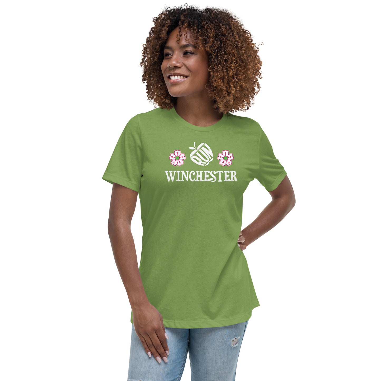 RUN WINCHESTER Apple Blossom Women's Relaxed T-Shirt